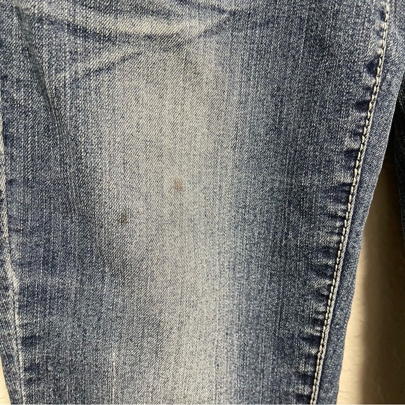 VTG Y2K 90s 2b Bebe Embelished Skinny Jeans Size 26 - Picture 3 of 7